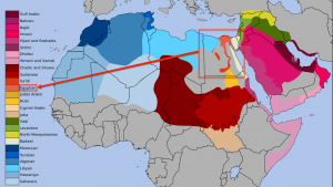 MapOfArabicDialects-Focus-on-Egyptian-Dialect